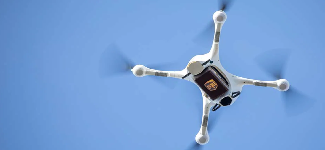 UPS drone - image template