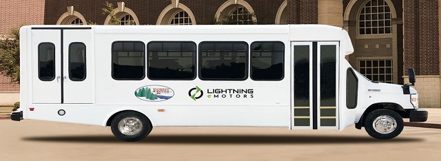 Lightning eMotors ECV - shuttle bus