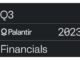 Palantir Q3 2023 Financials